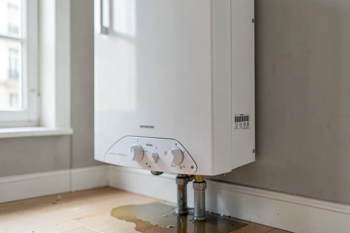 Fuite chauffe-eau Cergy : Plus d'eau chaude, ballon qui fuit, chaudière en défaut ?