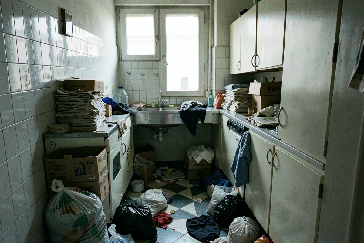 Debarras diogene Courdimanche : Logement encombré, syndrome de Diogène, insalubrité, succession à vider ?